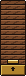 The walnut roll-top shutter with a brass keyhole lip
